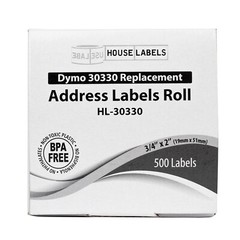 DYMO 30330 Direct Thermal Return Address Labels (3/4″ x 2″) – (1) Roll of 500