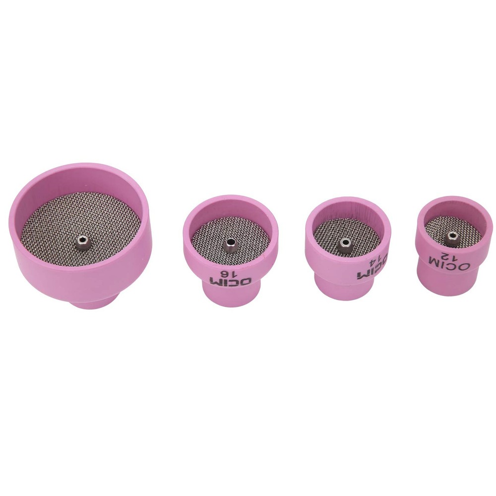 Alumina Torch Gas Lens Kit, Long Service Life Ceramic Welding Cup Set, for We…
