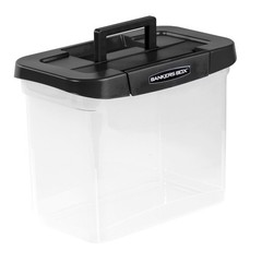 Bankers Box Plastic Letter Size File Organizer, Clear,NEW PRODUCT EXPLOSION