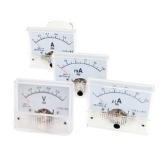 DC 1-30A 1-500mA 50-500uA 5-300V Ammeter Voltmeter Analog Panel Meter 65mmx56mm