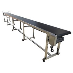 Electric 236×15.7in PVC Belt Industrial Conveyor Machine Speed Adjustable 110V