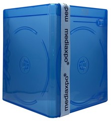 100 PREMIUM STANDARD Blu-Ray Double DVD Cases 12MM & 100 OPP Bags
