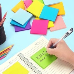 Sticky Notes 8 Bright Color 8 Pads Self-Stick Notes 3 in x 3 8 Pads 60sheets