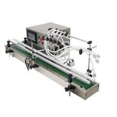 110V Automatic 4Head Magnetic Pump Filling Machine Liquid Bottle Filler 5-1000ml