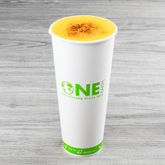 Karat Earth 24oz Eco-Friendly Paper Hot Cups – One Cup One Earth (90mm) – 500 ct