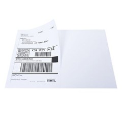 1000 Half Sheet Shipping Labels 8.5×5.5 Self Adhesive 2 Labels Per Sheet