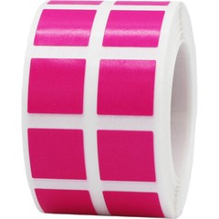 Square Stickers | 0.5″ Inch Square Shape | 1,000 Pack | Pick One Color