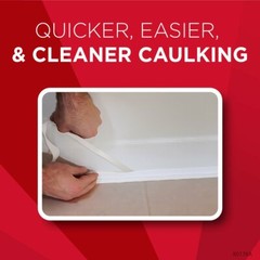 Magic Peel & Stick Caulk Tub & Wall WHITE 1-5/8″ x 11′ Bathtub Shower Water Seal