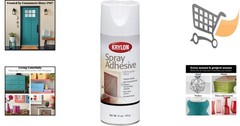 All Purpose Spray Adhesive 11oz Clear Non-yellowing Craft Fabric Art Projects