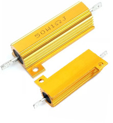 ‌50W Metal Resistor Wirewound 1Ω-100Ω Assorted Values Aluminum Case‌