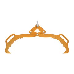 1000kg/2200Lbs 25″ Log Lifting Tongs Claw Hook Heavy Duty Grapple Timber Claw