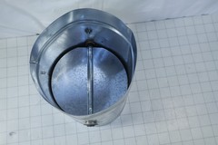 Duro Zone HVAC Round Motorized Air Damper w/ 35138 Motor NEW Scratch & Dent