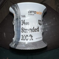 Cerrowire 14-AWG Stranded THHN Wire, Black, 100 FT, 112-3471CR