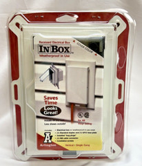 Arlington DBVS1C Vertical In Box Vinyl Siding Electrical Box Weatherproof