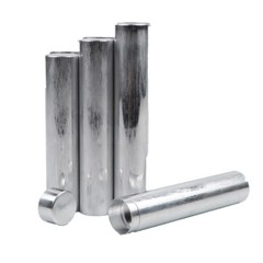 100pcs Dental Lab Aluminum Tube Empty Cartridges For Flexible Acrylic 22mm