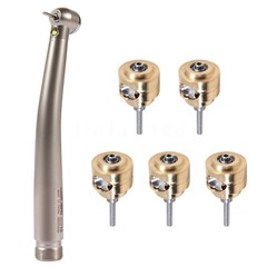 Pieza de mano LED turbina alta velocidad fibra óptica dental estilo NSK 2HOLES