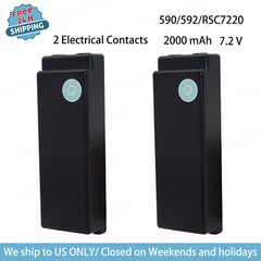 2PC RSC7220 2000mAh Battery For SCANRECO Kranfunksteuerung 590 S592 790 960 7.2V