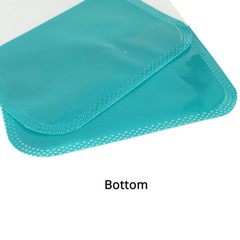 Multi-Size Front & Back Clear Glossy Flat Mylar Zip Lock Bag w/ Hang Hole