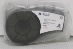 Brady 142807 BMP21 Series Indoor/Outdoor Vinyl Labels with Ribbon M21-500-595-WT