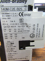 ✌️NEW ALLEN BRADLEY 140M-C2E-B25 MOTOR PROTECTOR CIRCUIT BREAKER 1.6/2.5A
