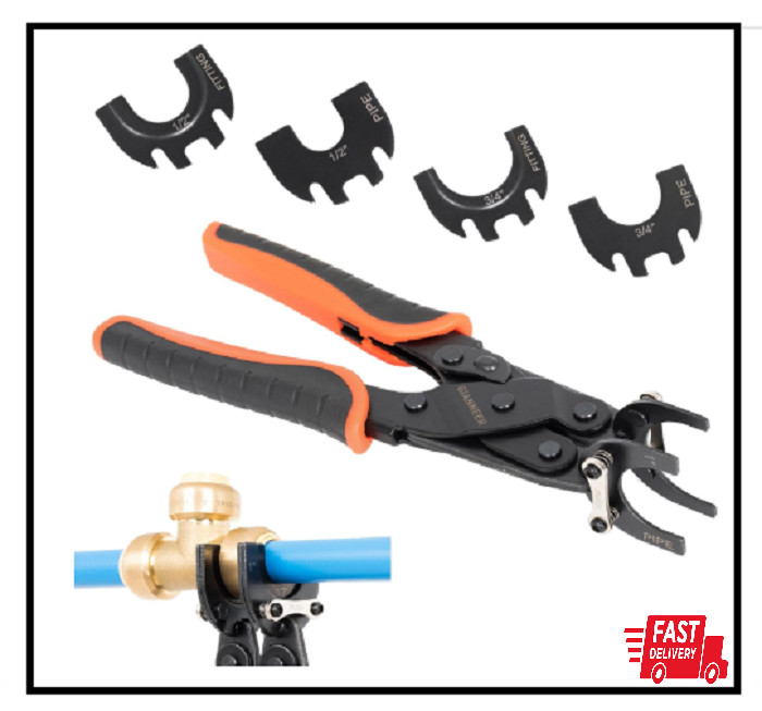 Push to Connect Removal Tool Disconnect Tongs for 1/2” 3/4” 1” Push Fitting Pex