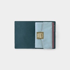 Traveler’s Company TO&FRO Passport Size Zipper Case Blue Gray Japan