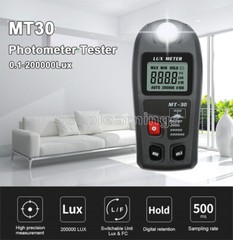 Lux meter 0~200,000lux Range light meter illuminometer lux/fc photometer Tester