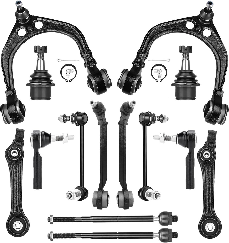 14pc Front Upper Lower Control Arm Kit for 11-17 Chrysler 300 Dodge Charger RWD