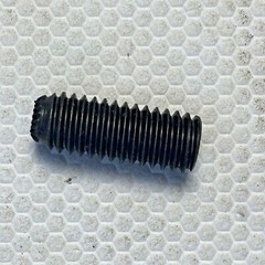 3/8″-16 X 1 UNBRAKO SOCKET SET SCREW, KNURLED CUP, BLACK, NEW-OLD STOCK (30 PCS)