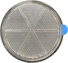 3″ Inch Round White Reflector Adhesive Bike Trailer Truck Boat Mailbox Safety