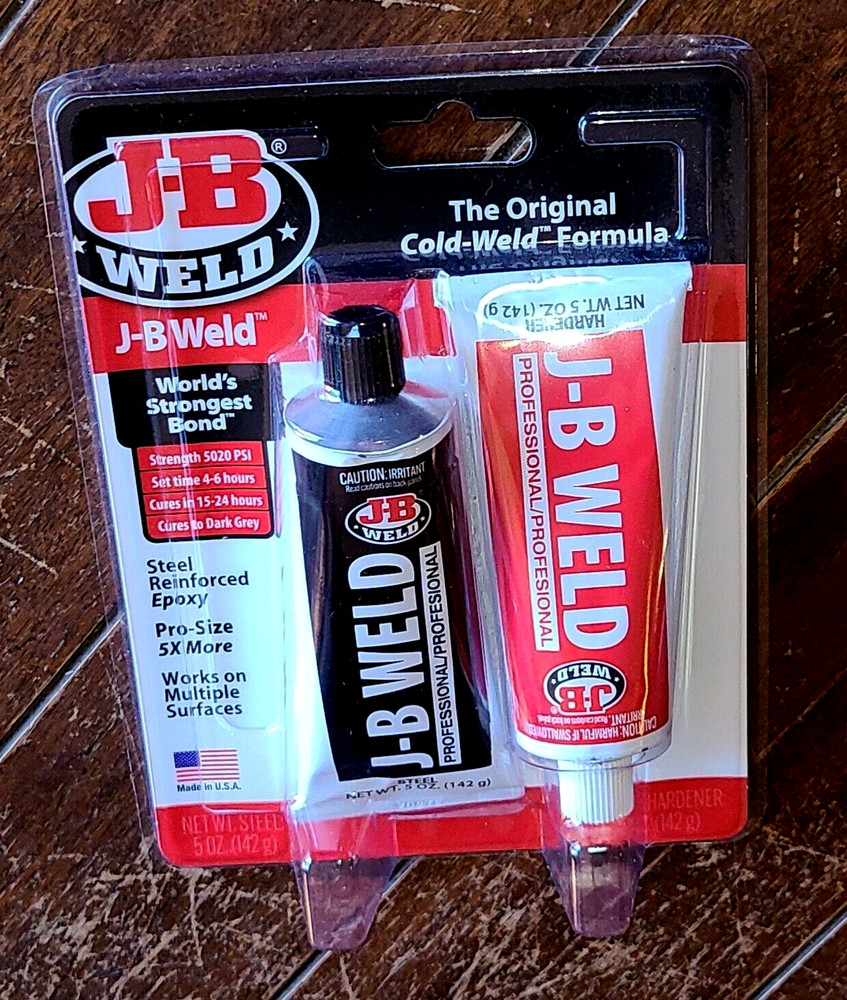 J-B Weld Professional Size Steel Reinforced Epoxy Twin Pack #8281