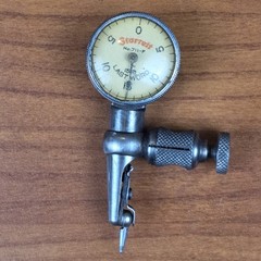 Vintage Starrett Last Word Dial Test Indicator No 711-F With Original Case USA