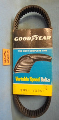 GOODYEAR VARIABLE SPEED TIMING BELT P/N:2330V338 L: 33.8 IN. W: 1-7/16 IN.