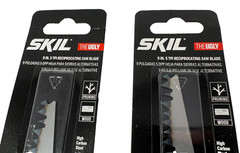 Lot of (2) NIP SKIL 9 in. Carbon Steel Reciprocating Saw Blade 5 TPI THE UGLY