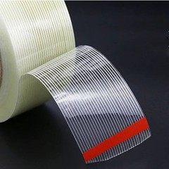 24 Rolls Fiberglass Economy Grade Filament Tape – 1 1/2″ x 60 Yards, 4 Mil