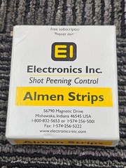 EI 1084164-15 Almen Strips Shot Peening Control Type A Grade I Assembly