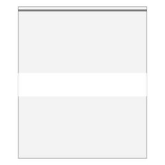 9″ x 12″ White Block Resealable Plastic Poly Bags – 100 ~ 1,000