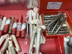 Lot of 110 HSS End Mills, 1/2″ & Smaller NEW OLD STOCK Clausing Mill