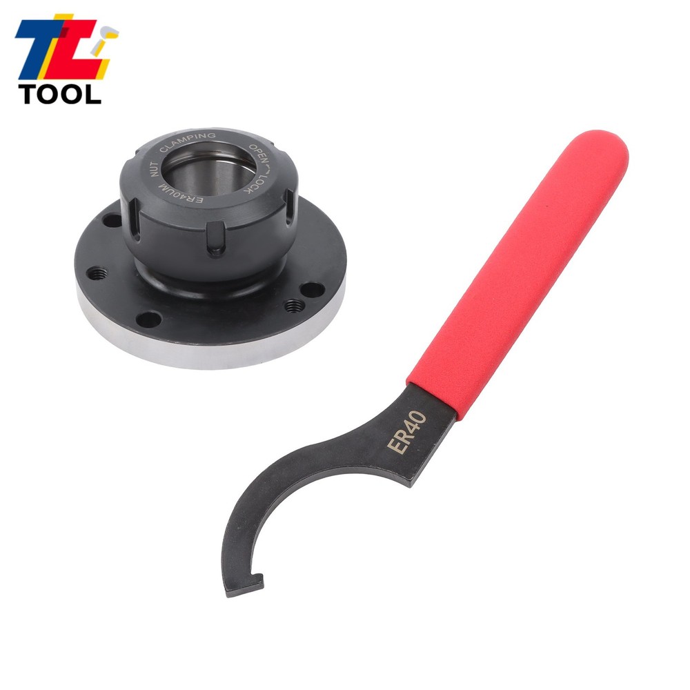 100mm ER 40 Collet Chuck for Mini Lathe Tight Tolerance with ER Wrench Tool