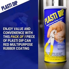 Plasti Dip Red Rubber Coating 14.5oz Tool Grip Handle Protective Coating