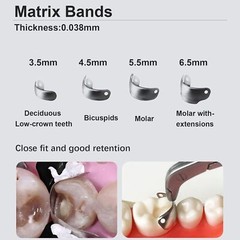 Dental Matrix Bands Ring Sectional Matrice Clamp Fit Palodent V3 Garrison