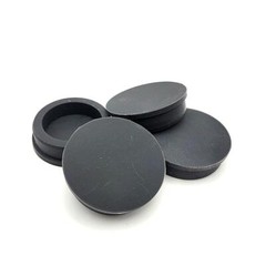 2″ Silicon Rubber Hole Plugs Push In Compression Stem Knockout Covers 2 1/4″ Top