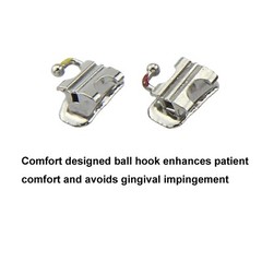 Dental Orthodontic Buccal Tubes 1st 2nd Molar MBT Roth 022 Monoblock Convertible