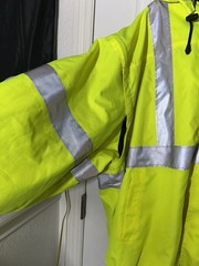 Occunomix High Visibility Saftey Work Bomber Jacket 3X LUX-TJBJ Hi Vis 3XL