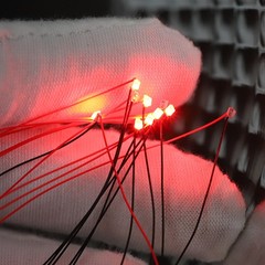 Connectors SMD LED Light with Wire Micro Litz Pre-Soldered Model Material Light