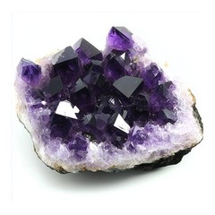 WYJHYZN Amethyst Crystal 2PCS (Approx. 0.882lb–1.15 lb, 0.79”–3.15”) Raw Purple