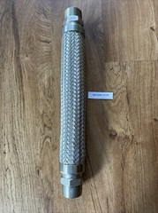 METAL Flexible HOSE 14″ (18″ over-all length) MB-304, 1-1/2″ Male threaded Hex