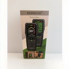 RDINSCOS MT-28 Pinless Moisture Meter Digital Wood Wall Masonry Tester NEW