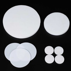Ø 5mm-150mm PTFE Solid Round Seal Gaskets Disc Thick 0.5/1/1.5/2/3/4/5/6/8-10mm