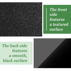 ABS Plastic Sheet 8 X 12 X 1/8 Inch Thick 3Mm Moldable Plastic Sheet Black